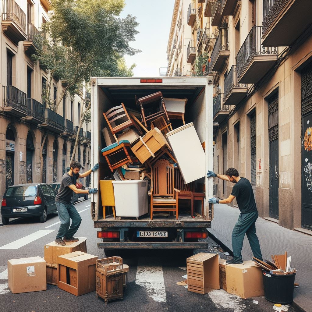 Soluciones de vaciado para almacenes y garajes en Badalona
